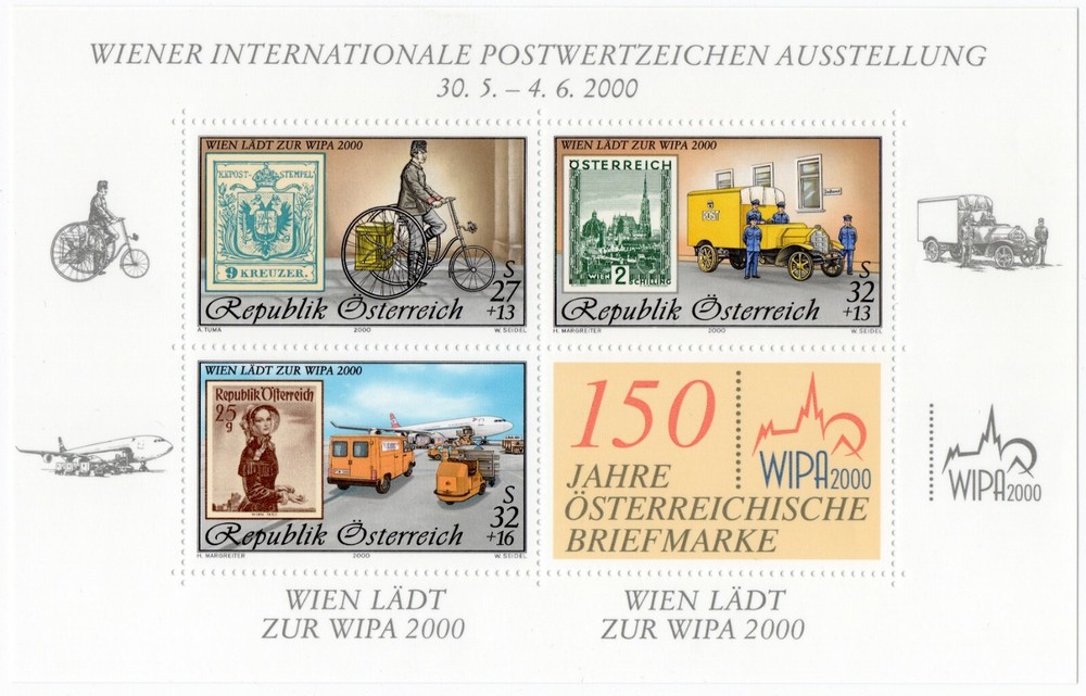 2000 - Austria - Vienna invites to "Wipa 2000"
