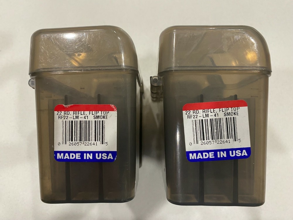 (2) MTM RF22-LM Ammo Boxes