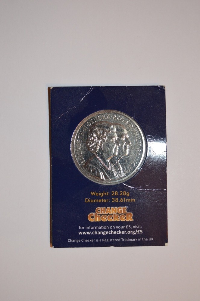 2007 £5 Diamond Wedding BU Change Checker Coin