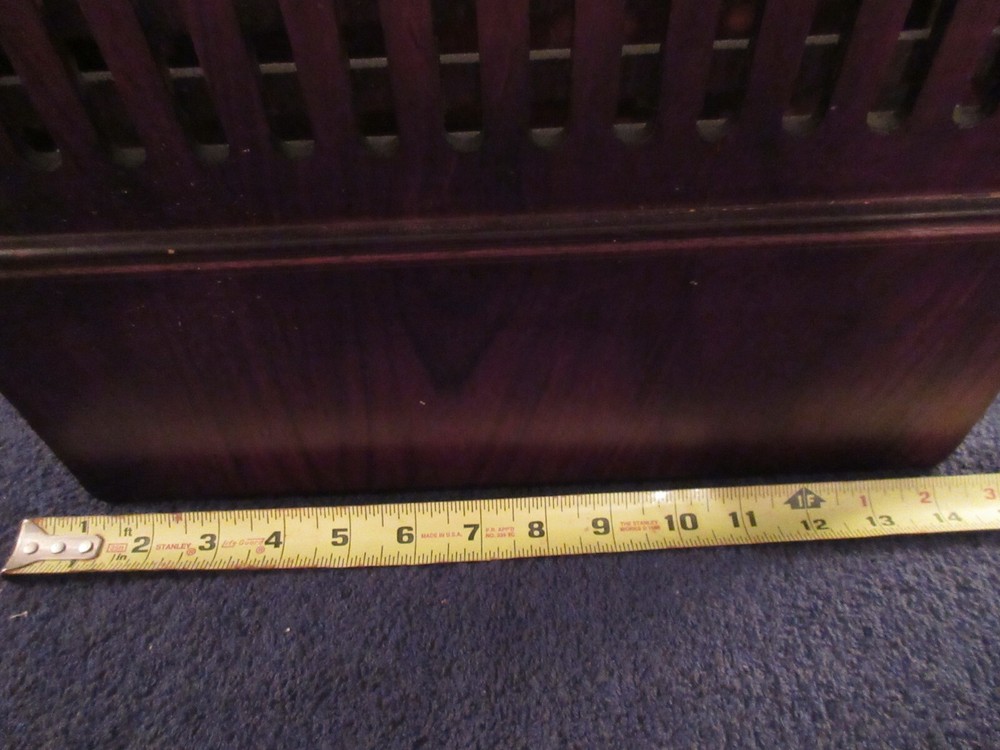 Vintage Solid Wood Book /Magazine Organizer Holder