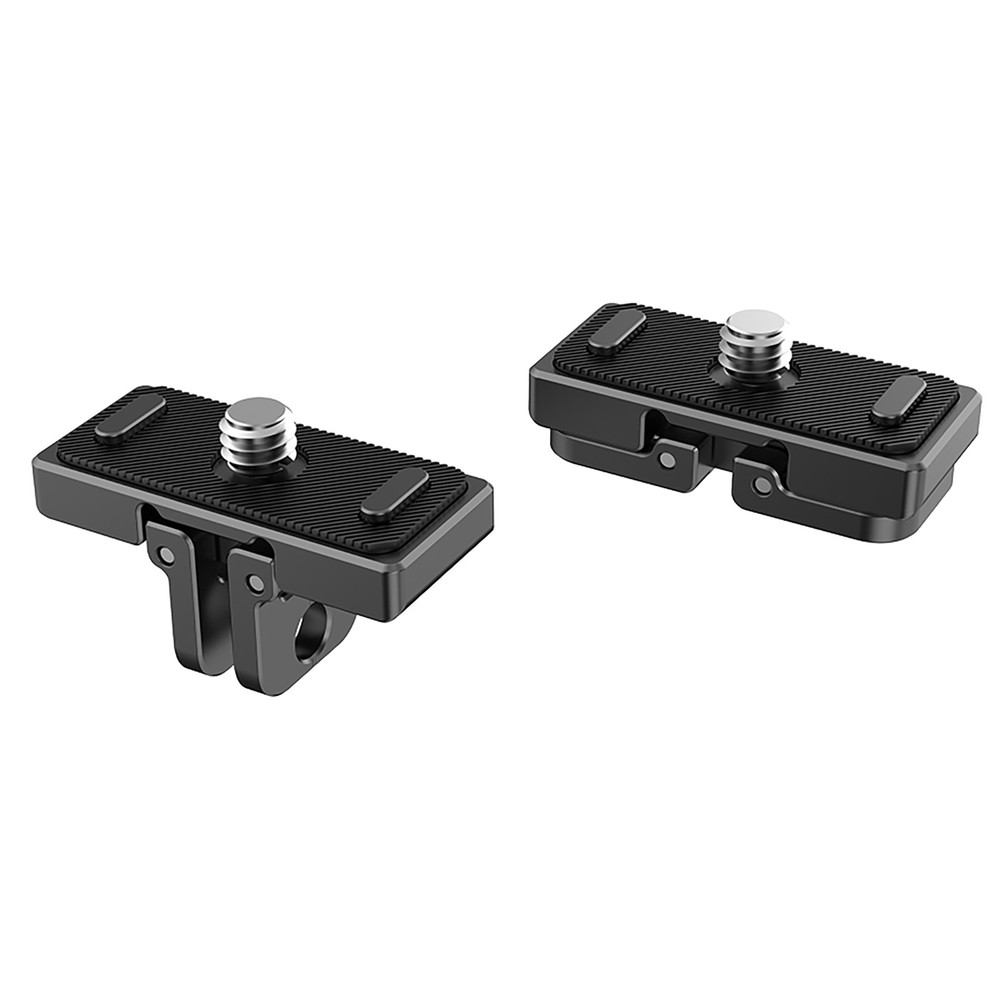 For Insta360 X4 Camera Foldable Quick Release Adapter Mount Accessory Black