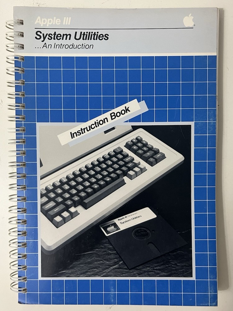 Vintage 1982 Apple III System Utilities Instruction Booklet Apple Computer Inc.