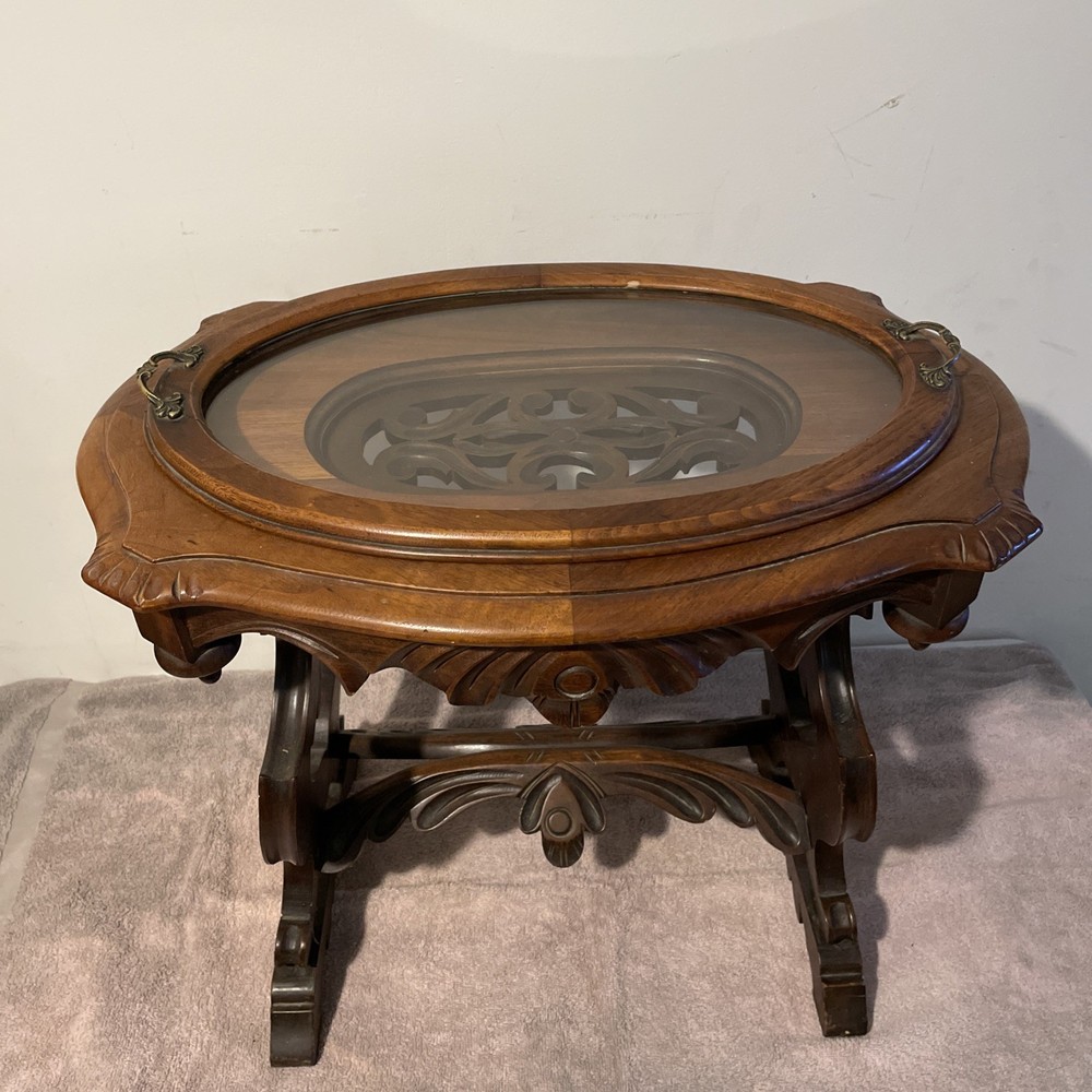 1930’s Tray Top Coffee Tea End Table