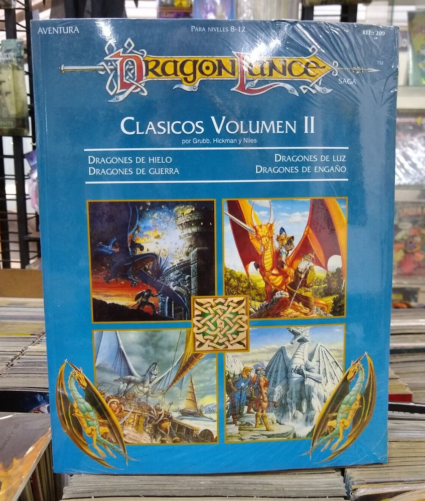 DRAGONLANCE CLASSICS VOLUME 2, Spanish Ed. AD&D 2nd Edition, ZINCO