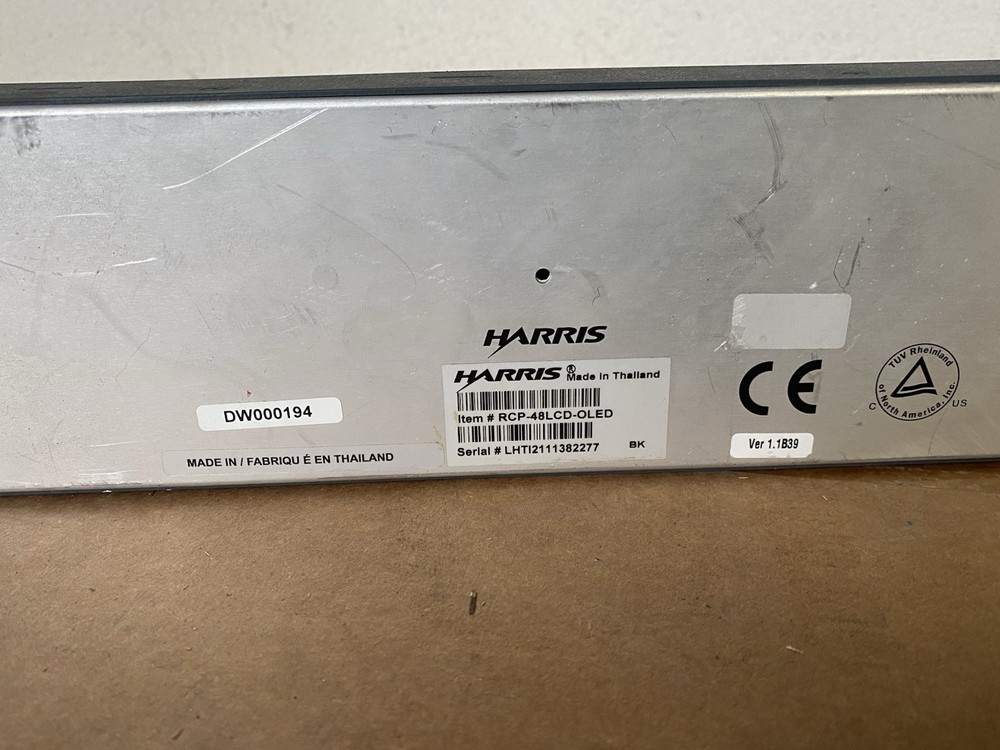 Genuine Harris RCP-64PB-OLED 2RU Control Panel