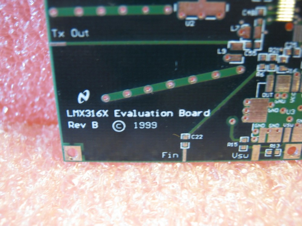 AN-1162 LMX3162 Evaluation Board Texas Instruments