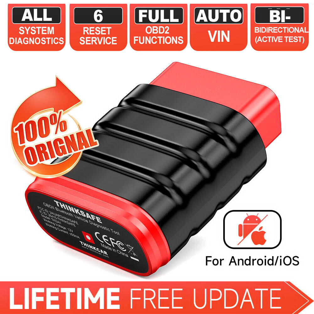 ThinkCar Bluetooth OBD2 All System Bidirectional Diagnostic Tool ABS EPB Reset