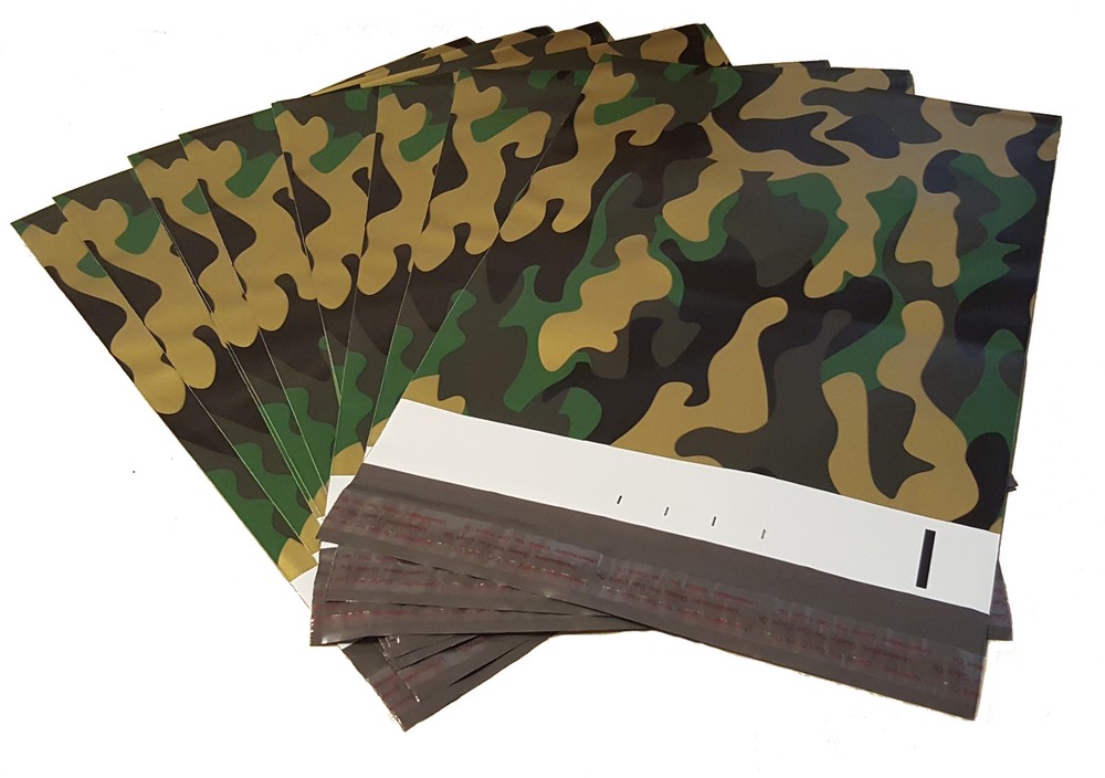 200 9x12 Camo Poly Mailer Plastic Shipping Bag Envelopes Polybag Polymailer