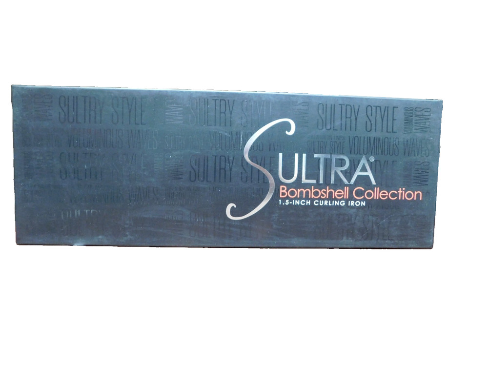Sultra The Bombshell 1.5"  Curling Iron , Black
