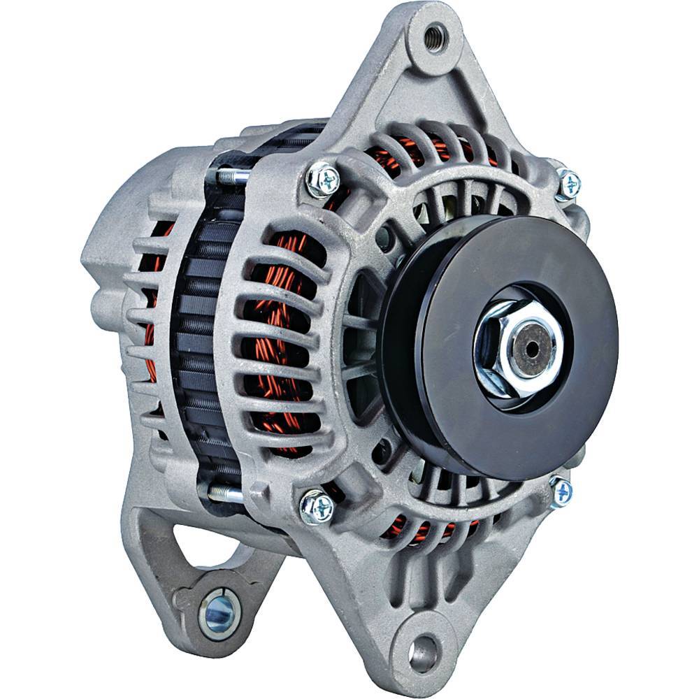 12V 75A Alternator for Mitsubishi - New, Clockwise Rotation, Solid Pulley