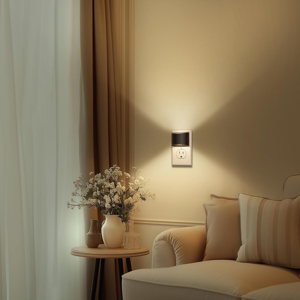 LED Night Light[2 Pack], Night Lights Plug into Wall, 3 Level Brightness Adju...