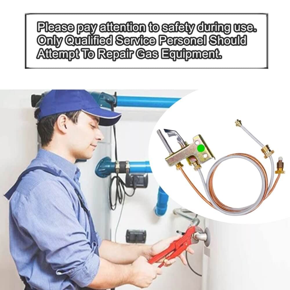 Water Heater Pilot Assembely For Tubing Natural Gas, Includes Pilot Thermocou...