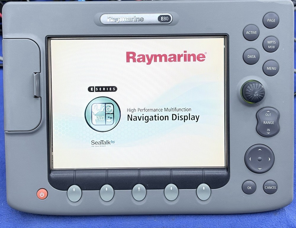 Raymarine E80 Classic GPS Chartplotter Multifunction Display ONLY; Tested