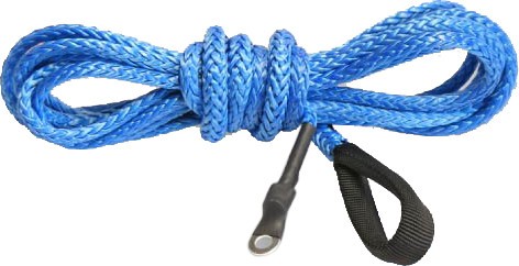 KFI Products Synthetic Winch Plow Cable 12' Blue SYN19-B12