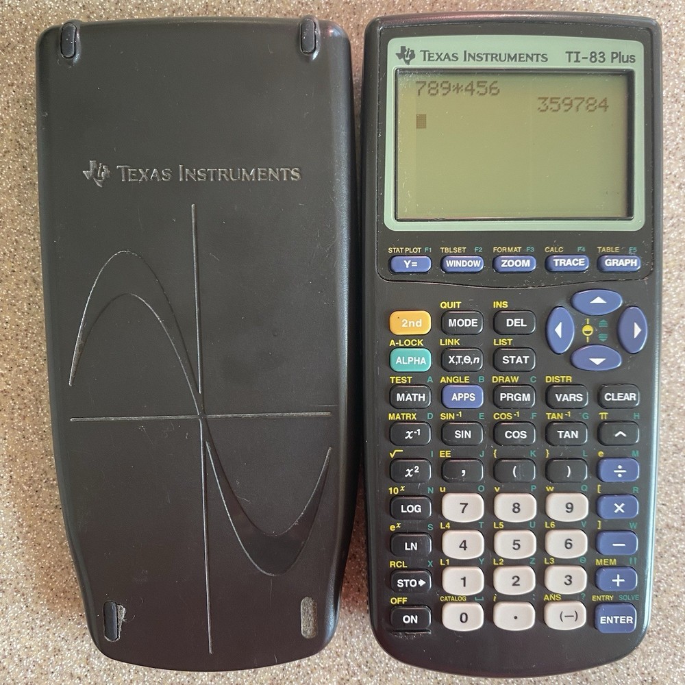 Texas Instruments Ti-83 Plus Scientific Graphing Calculator - Black