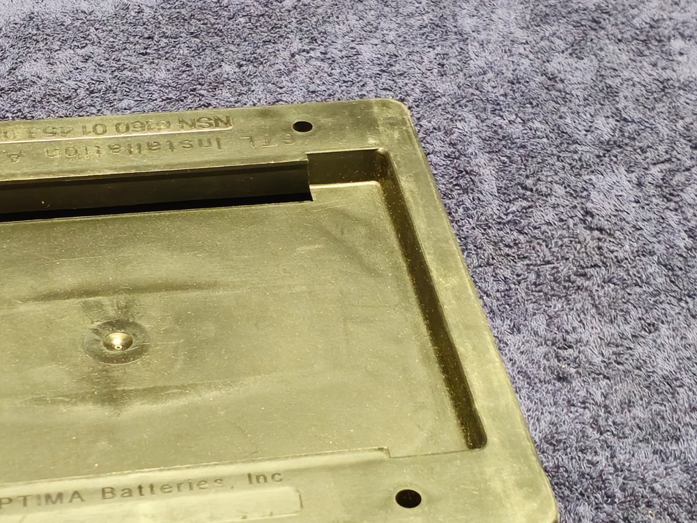 Optima Hmmwv Battery Tray Rack 6TL Adapter 242-0038 014530858 6160-01-453-0858