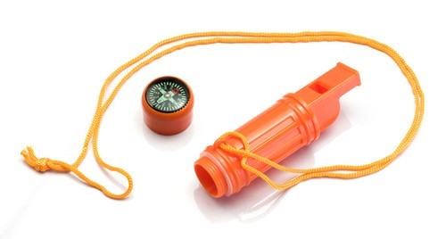 Rothco Survival Whistle / Compass New