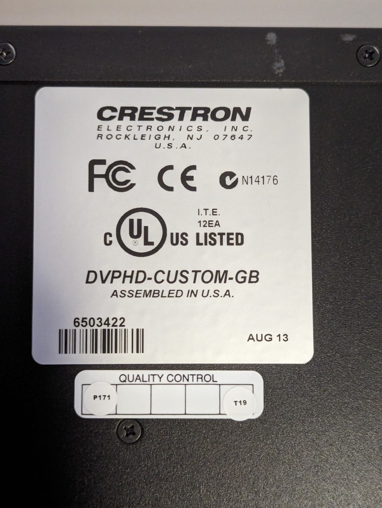 Crestron DVPHD-GB DVPHD-Custom-GB High-Definition Digital Video Annotator