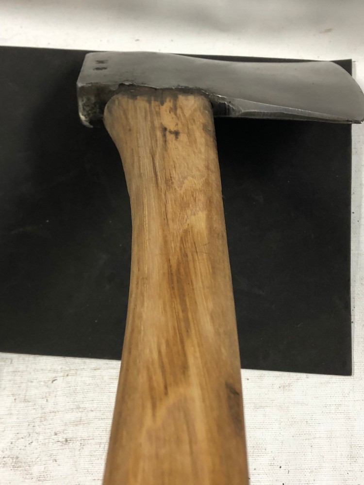 Vintage Plumb Single Bit Axe - Jersey Pattern - Bare Clean Handle, Semi Polished