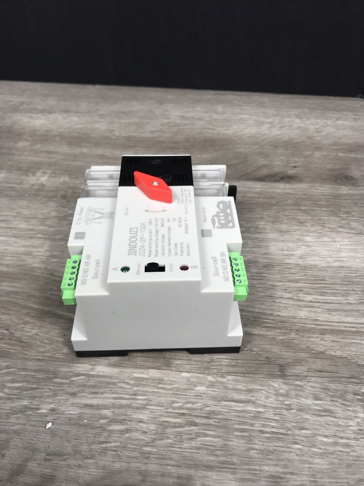 100A Automatic Transfer Switch Dual Power 2P Power Generator Changeover Switch