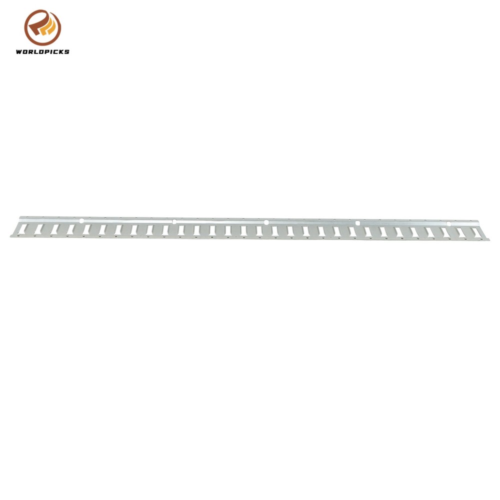 16 Piece 5' Galvanized E Track Rail Set Silver Finish Fit For Trailers And Vans