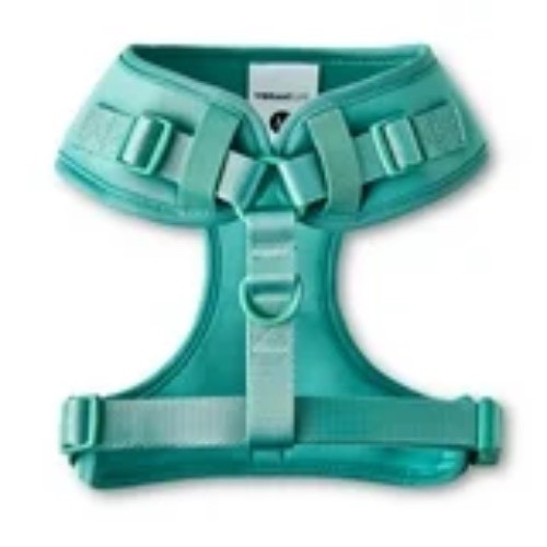 Vibrant Life Polyester & Spandex Adjustable Dog Harness, Blue, Medium