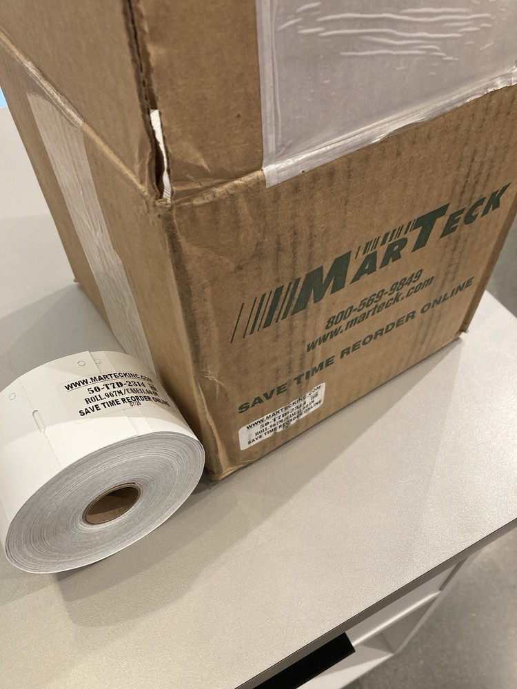 Marteck Tickets for Zebra LP 2844