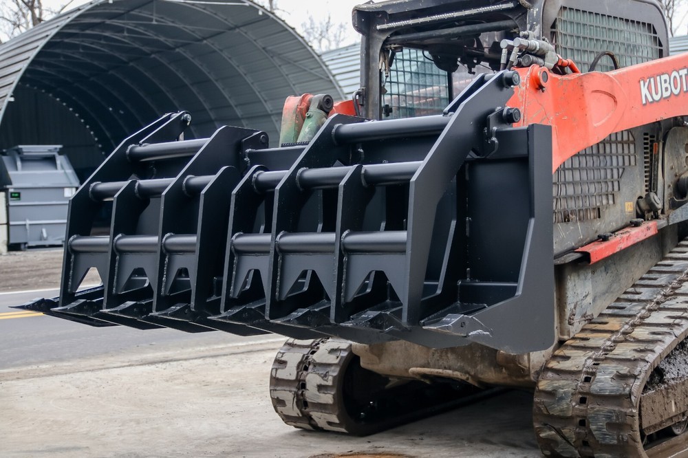 84" VERTICAL EXTREME GRAPPLE QUICK ATTACH GRAPPLE SKID STEER - FREE SHIPPING