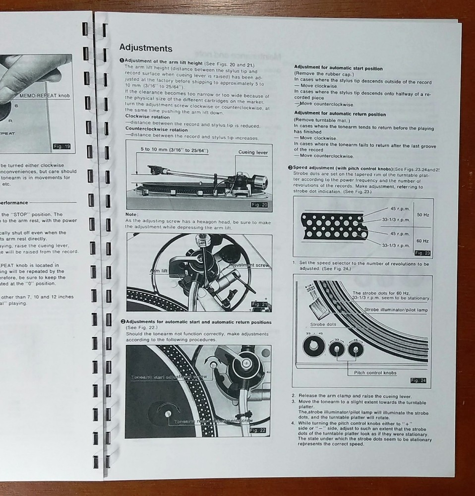 Technics SL-1610 Turntable Owners Manual