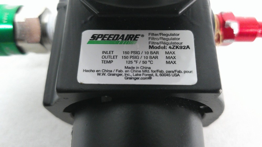 SPEEDAIRE FILTER REGULATOR 4ZK92A