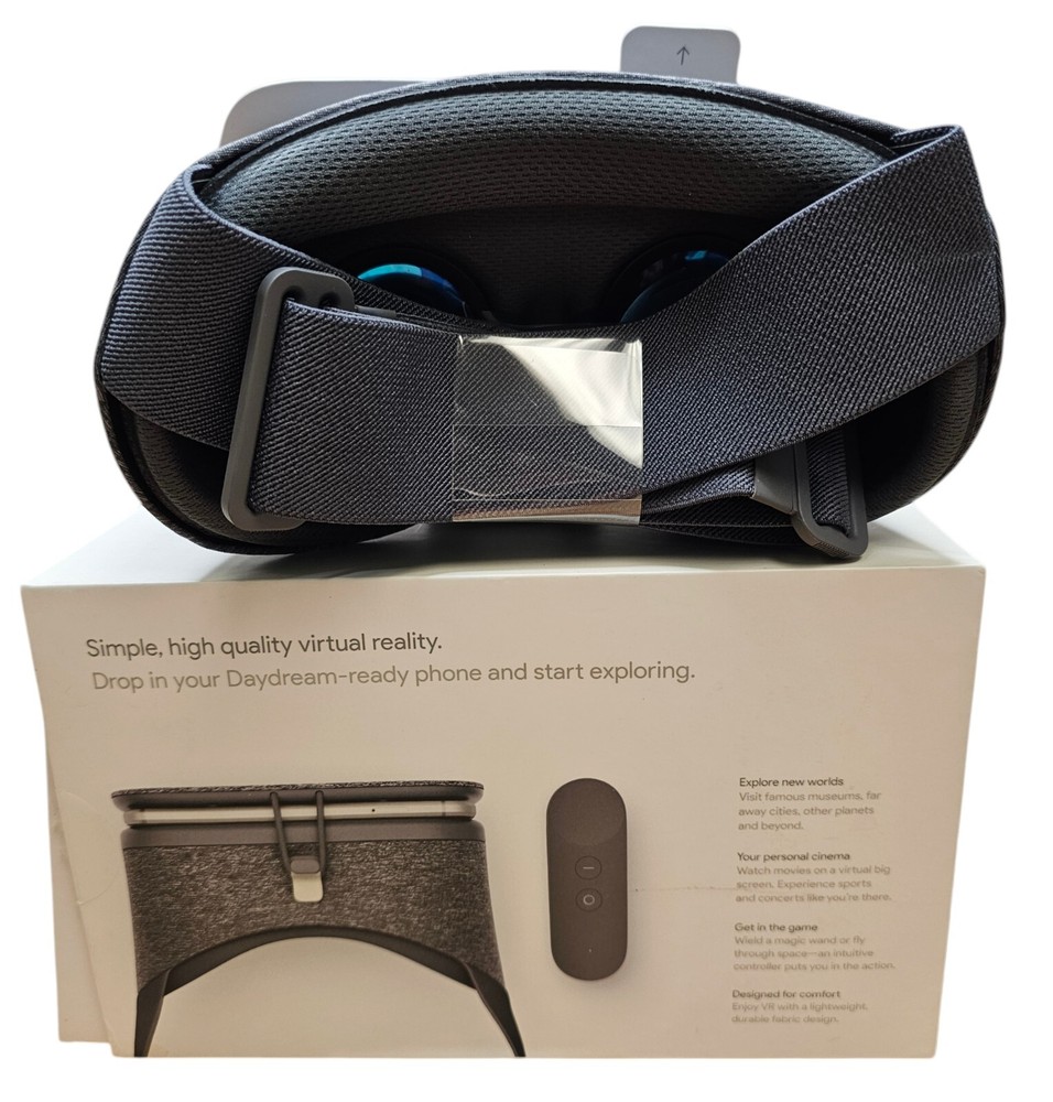 Google Daydream View Virtual Reality VR Headset Gray New