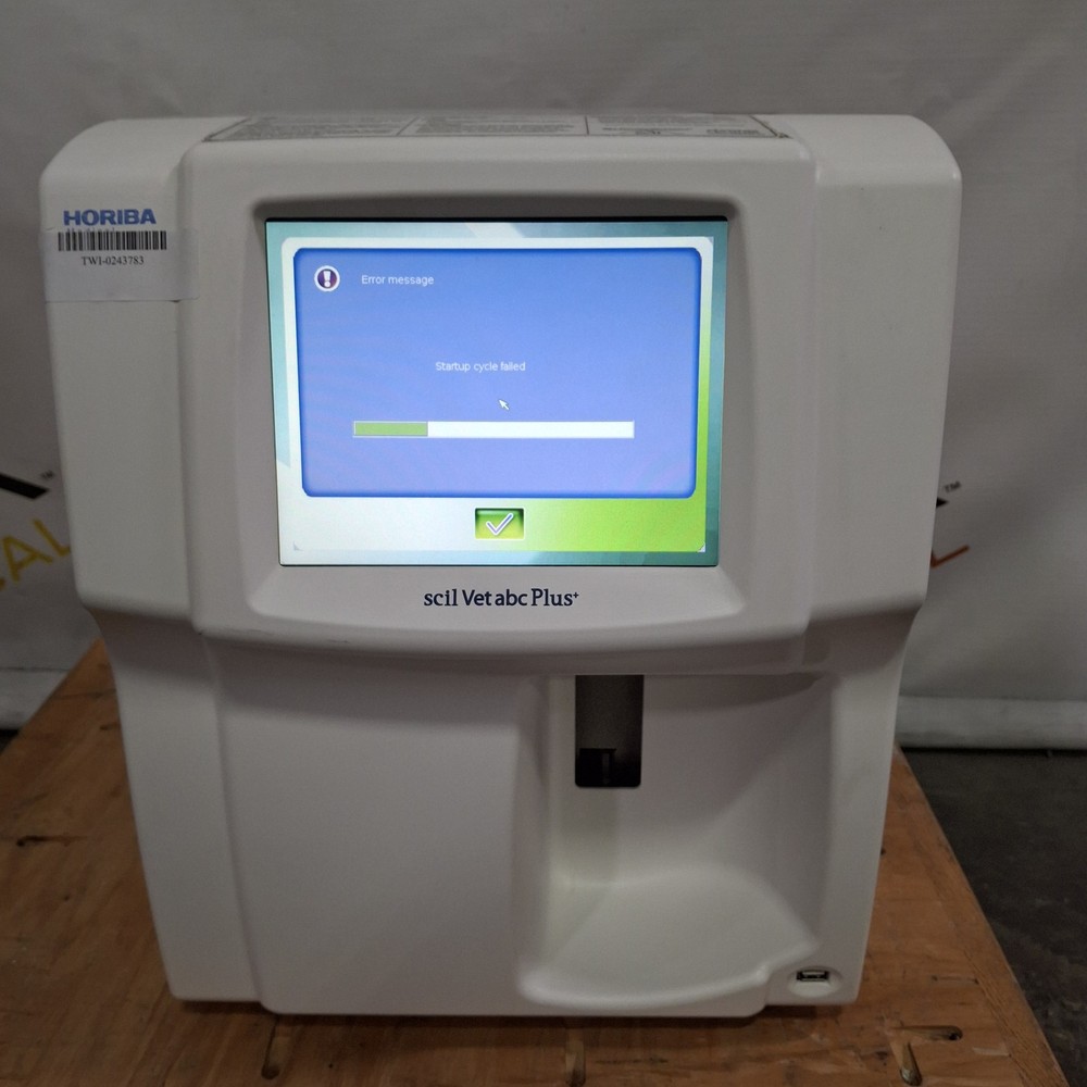Horiba ABX Scil Vet abc Plus Hematology Analyzer