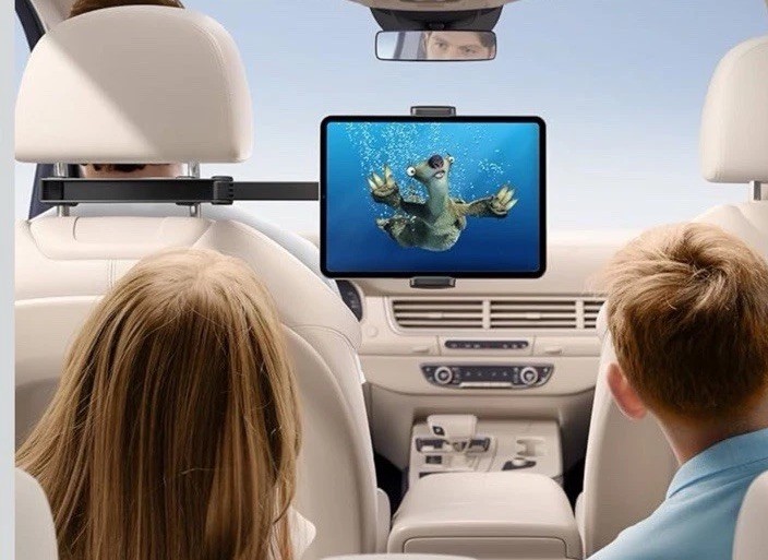 Tablet Holder For Car Headrest Black
