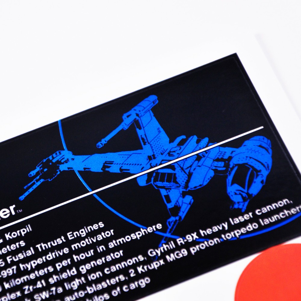 Replacement sticker for set 10227 Precut sticker