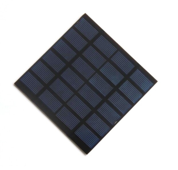 1.5W6V solar panel PET laminated board polycrystalline silicon panel 110 * 110MM