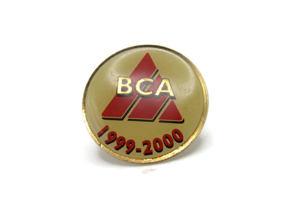 BCA 1999-2000 Lettered Logo Pin Gold Tone
