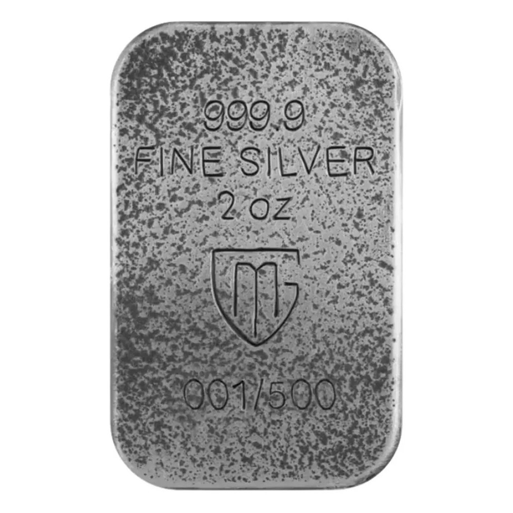 2024 BEARLIN 2 OZ Silver Cast Bar