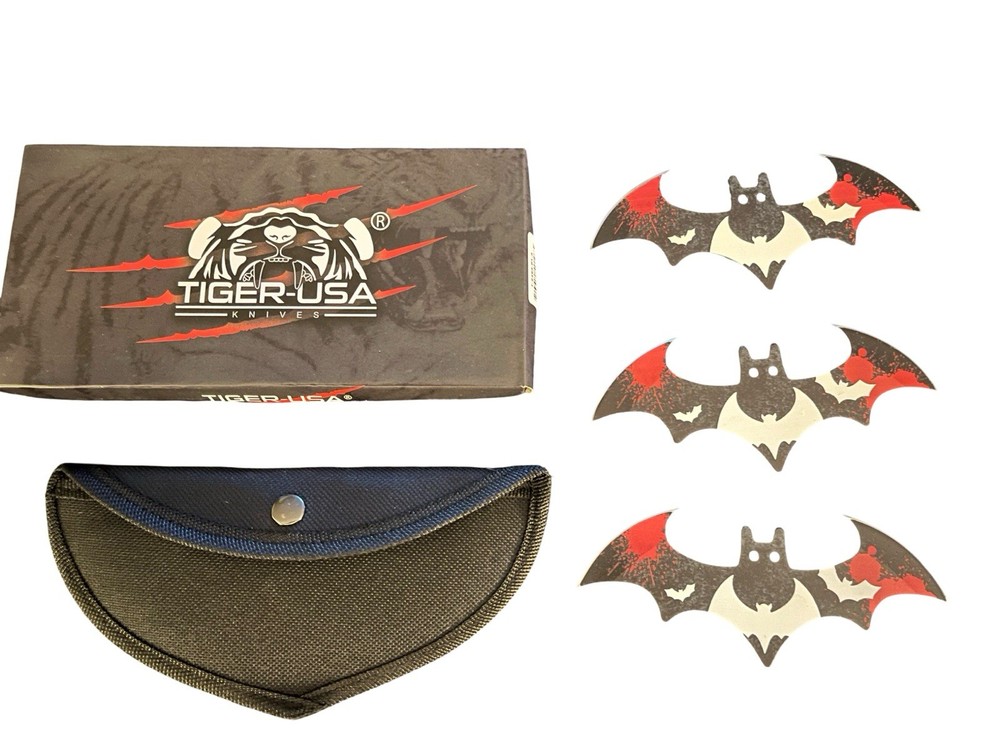 Tiger USA Throwing Knives Batterangs