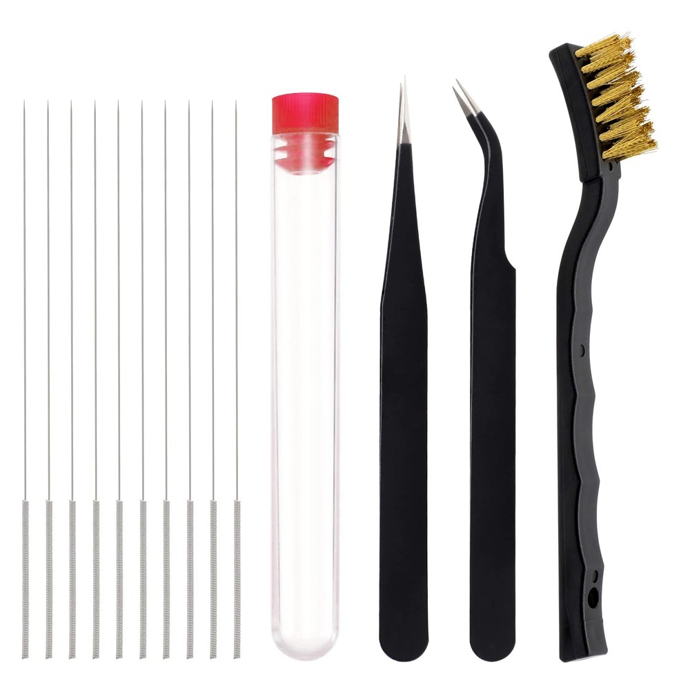 3D Printer Nozzle Cleaning Kit - 13 Pieces Print Cleaner Tools...