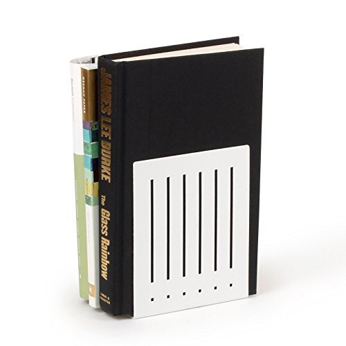 Rectangle Bookends, Large, Pewter
