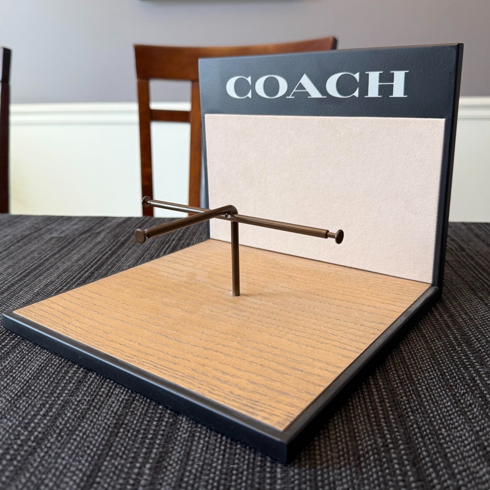 RARE Coach Retail Sunglass Display Stand Advertising Shelf