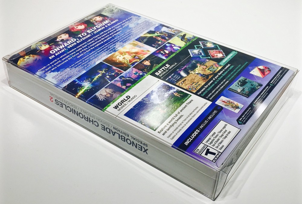 1 Clear Box Protector XENOBLADE CHRONICLES 2 Special Edition Nintendo Switch