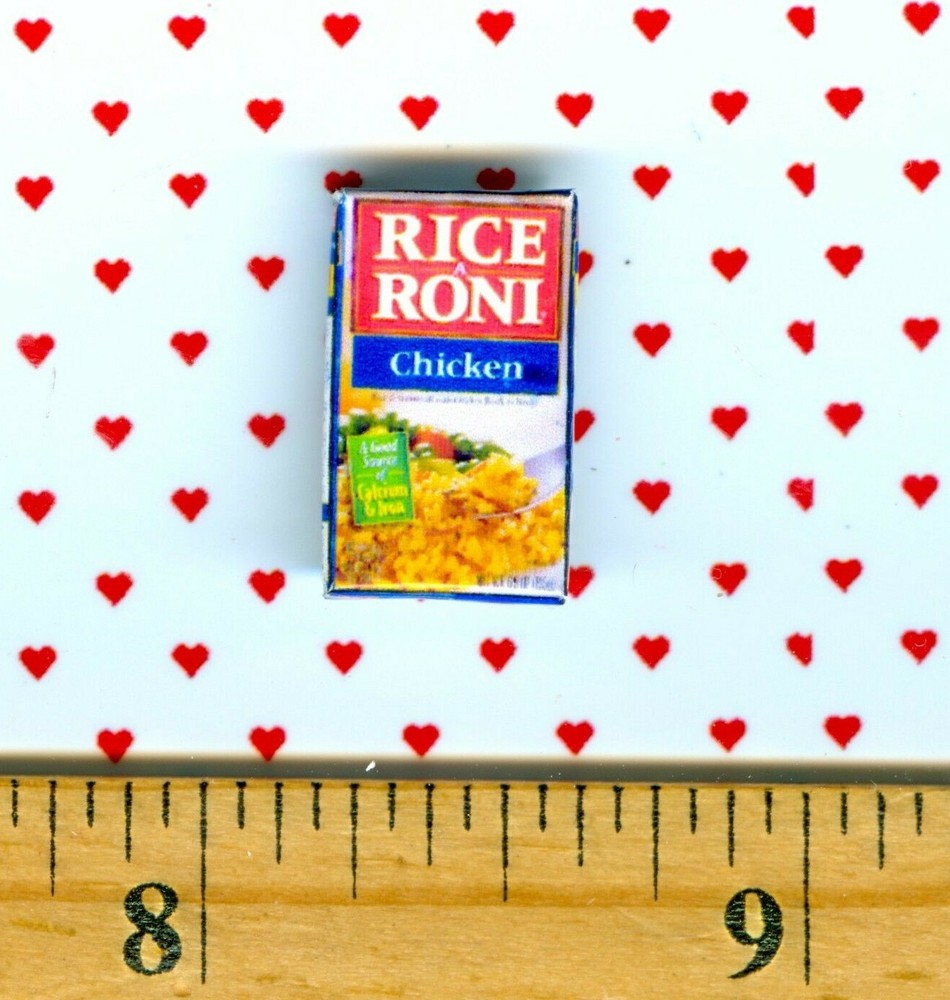 Dollhouse Miniature Size Rice Mix Box # RR