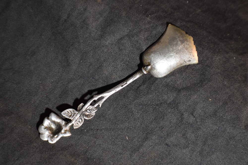Widmann Christoph .800 Silver Hildesheimer Rose Sugar Spoon