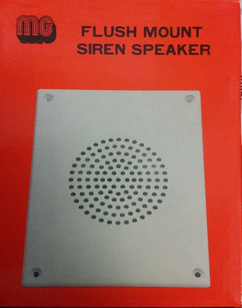 MG FLUSH MOUNT SIREN SPEAKER
