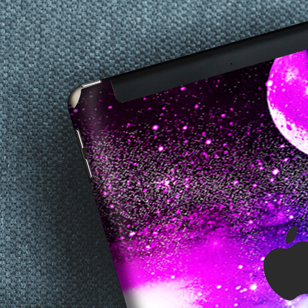 Skins Decal Wrap for Apple iPad 9.7 2017 Galaxy Fluorescent