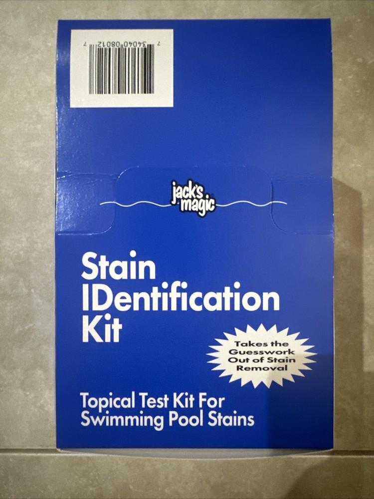 Jack's Magic Water Testing Kit Stain Identification - 4oz One Test Kit