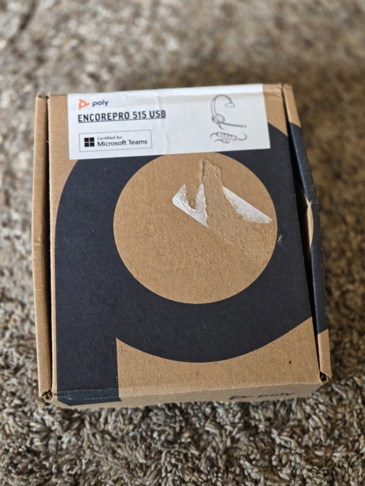 Poly EncorePro 515 Headset - USB-C, Wired, USB-A, on-ear, - 218271-01 Open Box