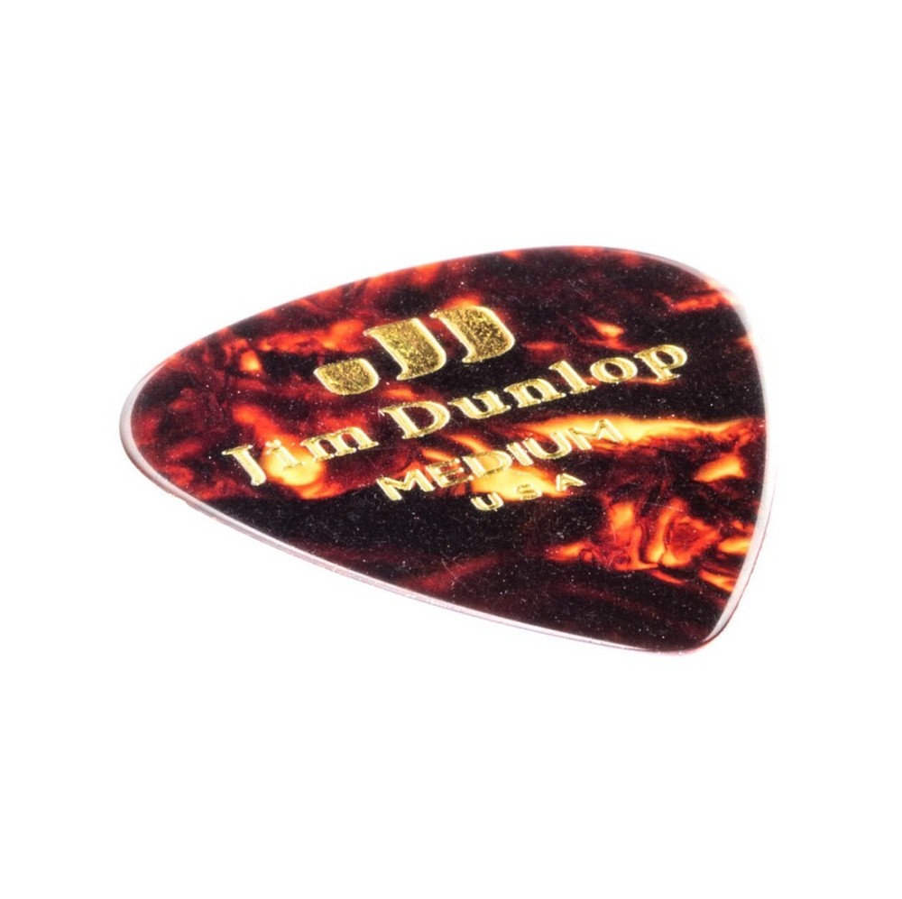 Dunlop Celluloid Shell Classic Medium Picks, 6 Pack, 483R05MD