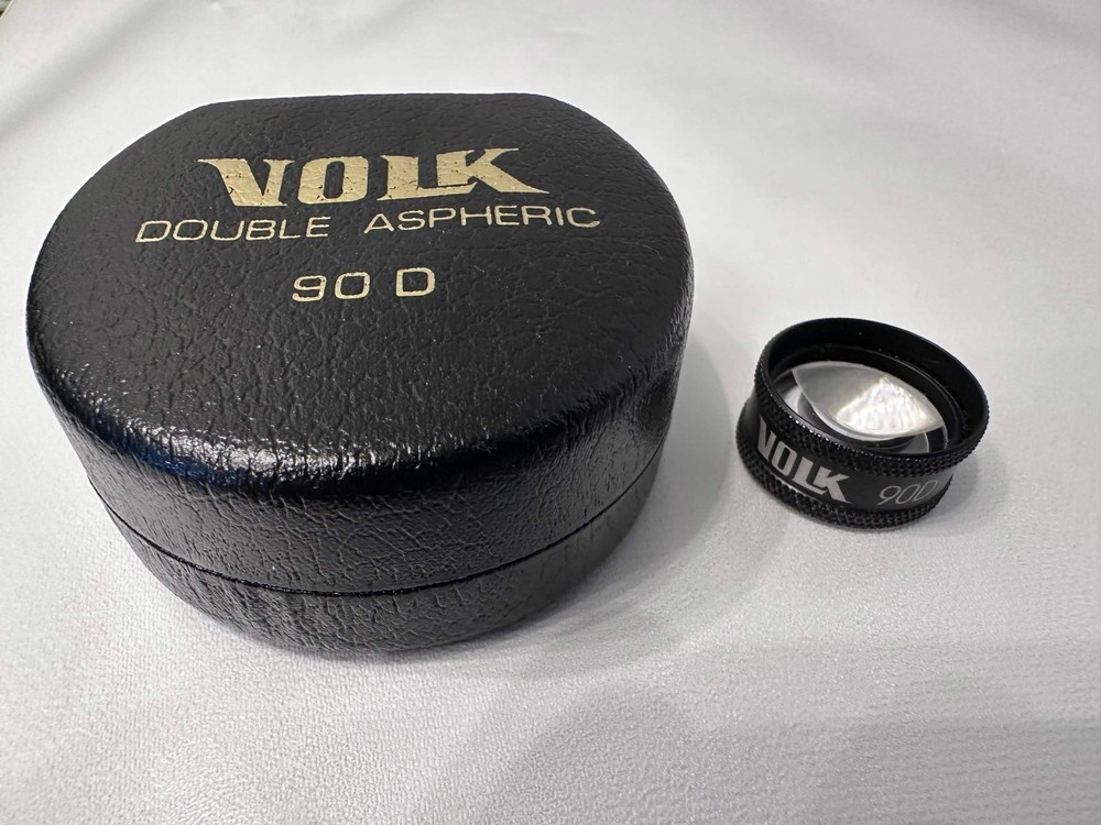 Volk 90D (dptr) Double Aspheric Lens, Ophthalmology/Optometry, Clear, w Case